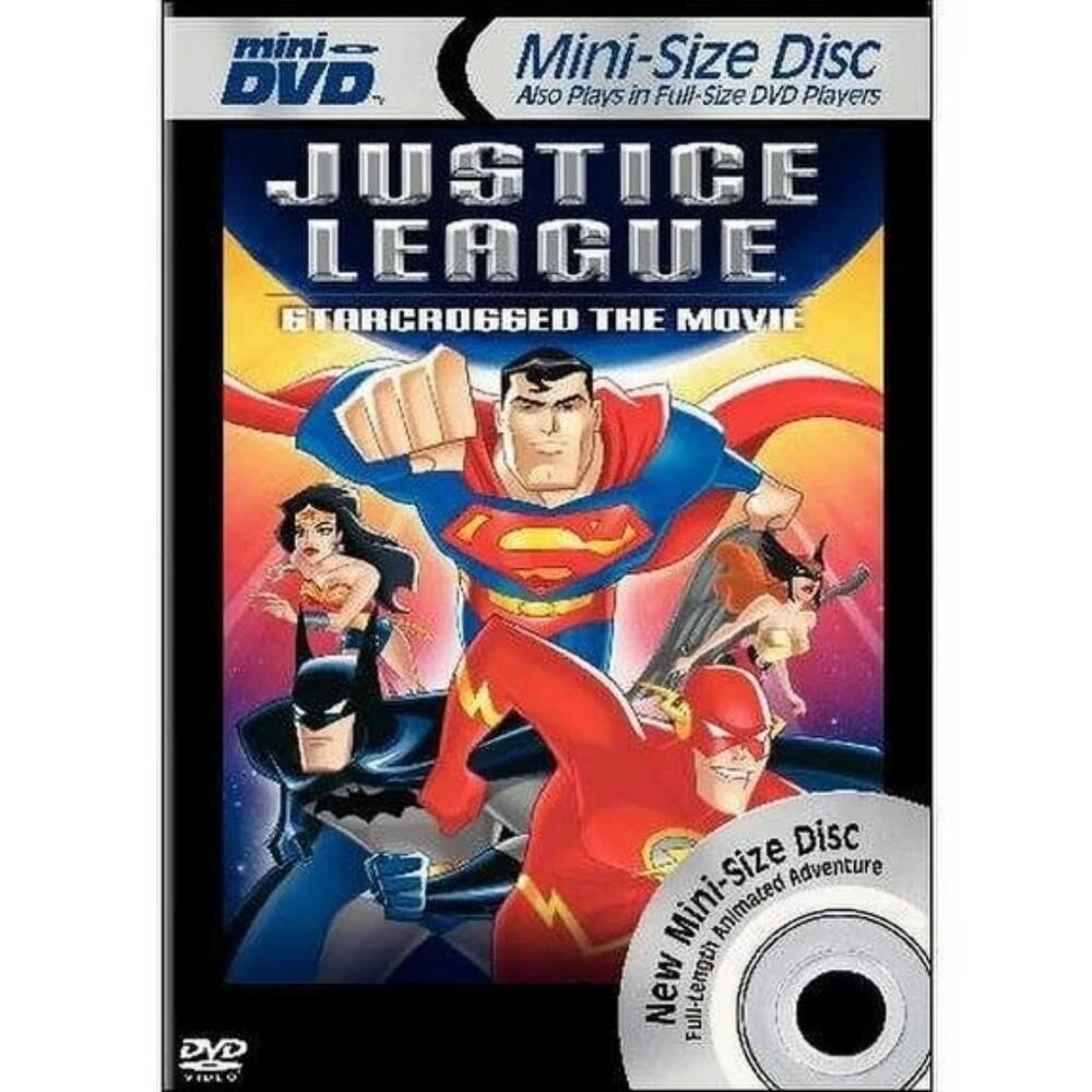 Justice League: Starcrossed The Movie (Mini-Size Disc DVD, 2004) by Warner Bros.